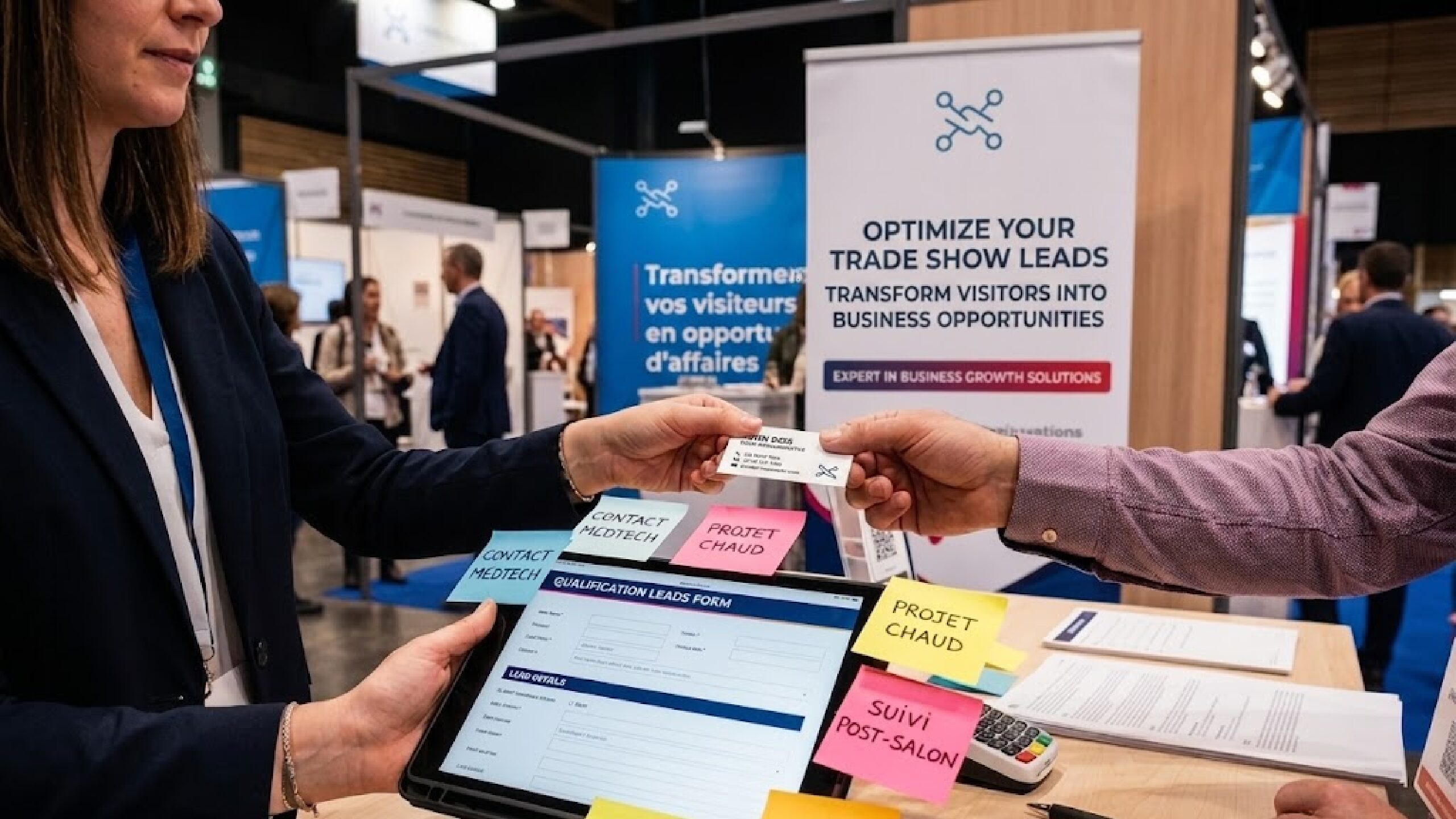 Lead capture salon professionnel : comment transformer chaque visiteur en opportunité commerciale